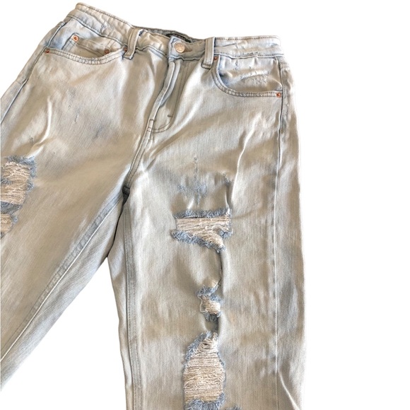 wild fable, distressed highest rise mom jean - Picture 4 of 12